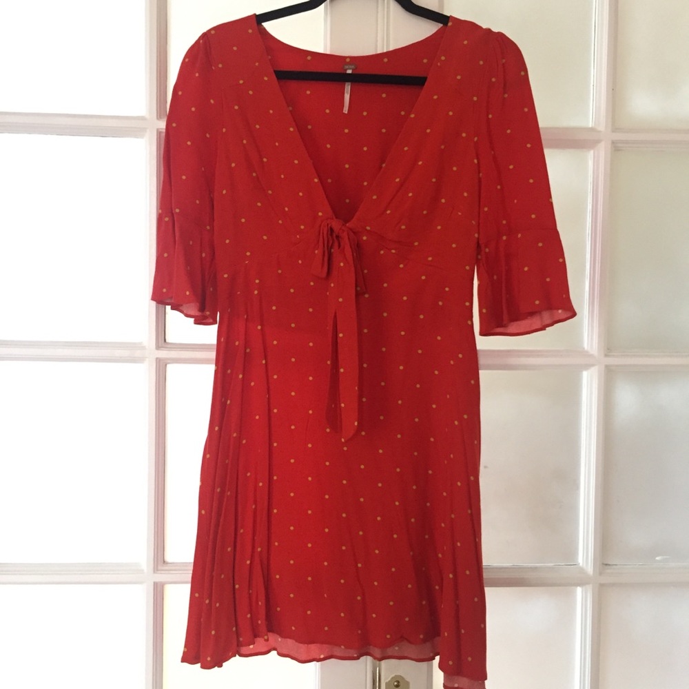Polka dot Free People dress
